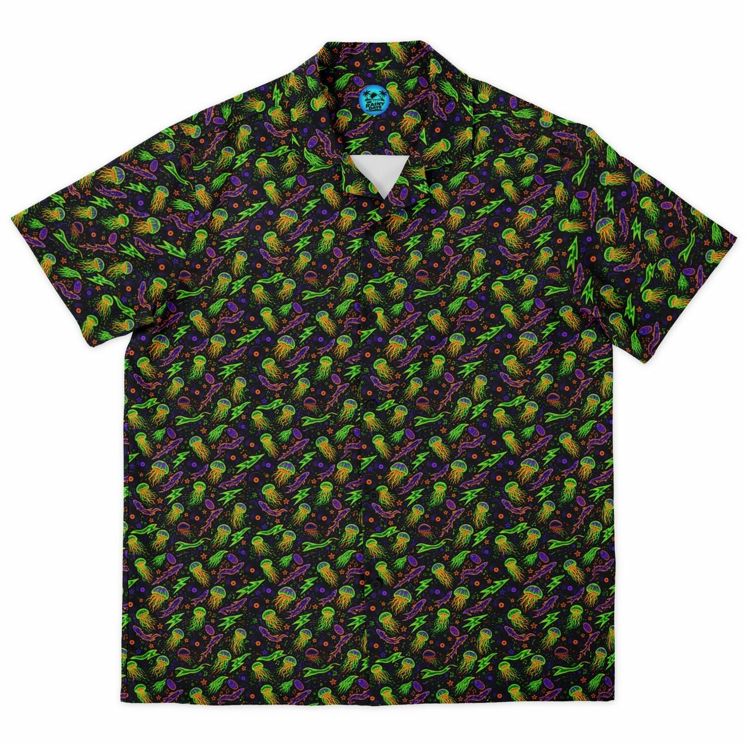 Electric Abyss Hawaiian Shirt (Premium Modern Fit)