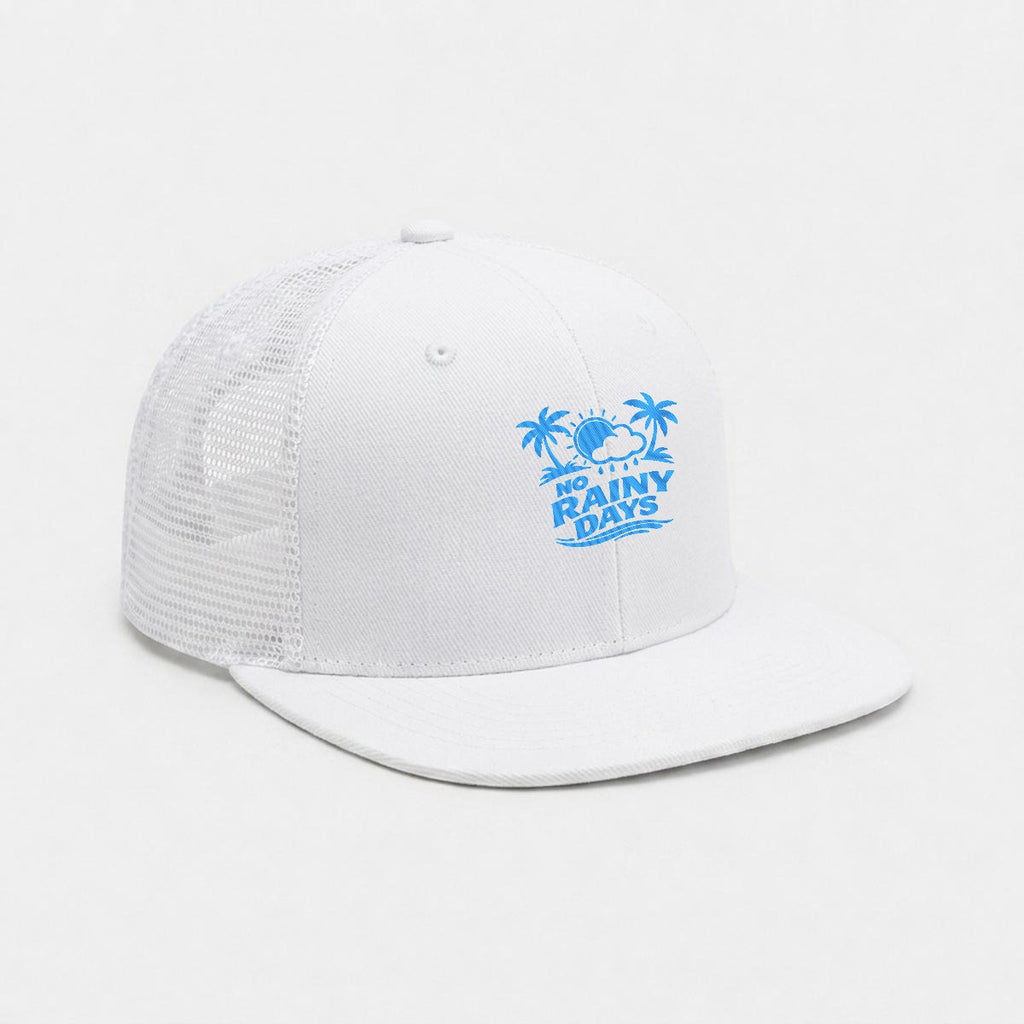 No Rainy Days Embroidered Trucker Hat