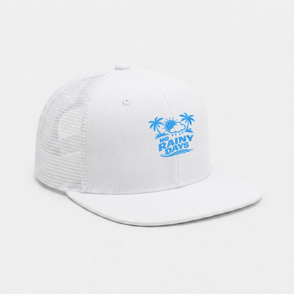 No Rainy Days Embroidered Trucker Hat