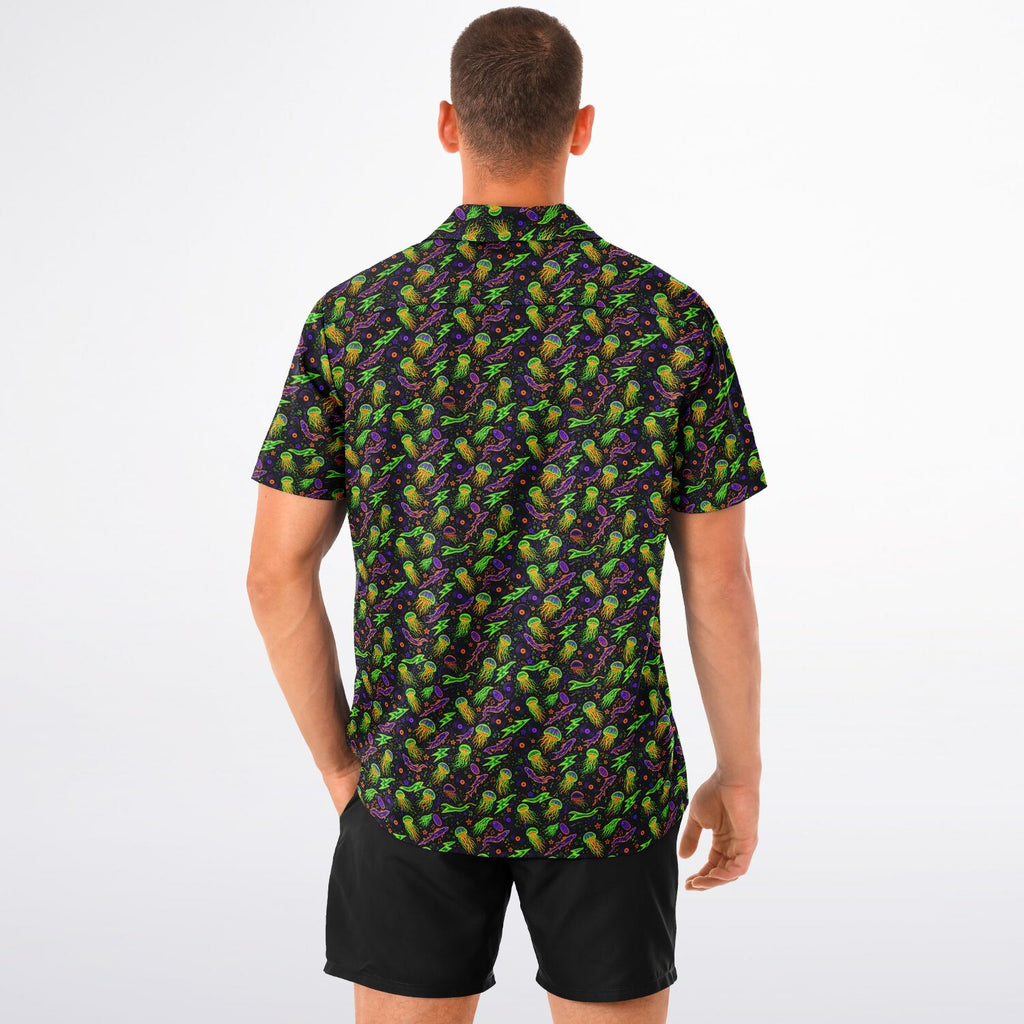 Electric Abyss Hawaiian Shirt (Premium Modern Fit)