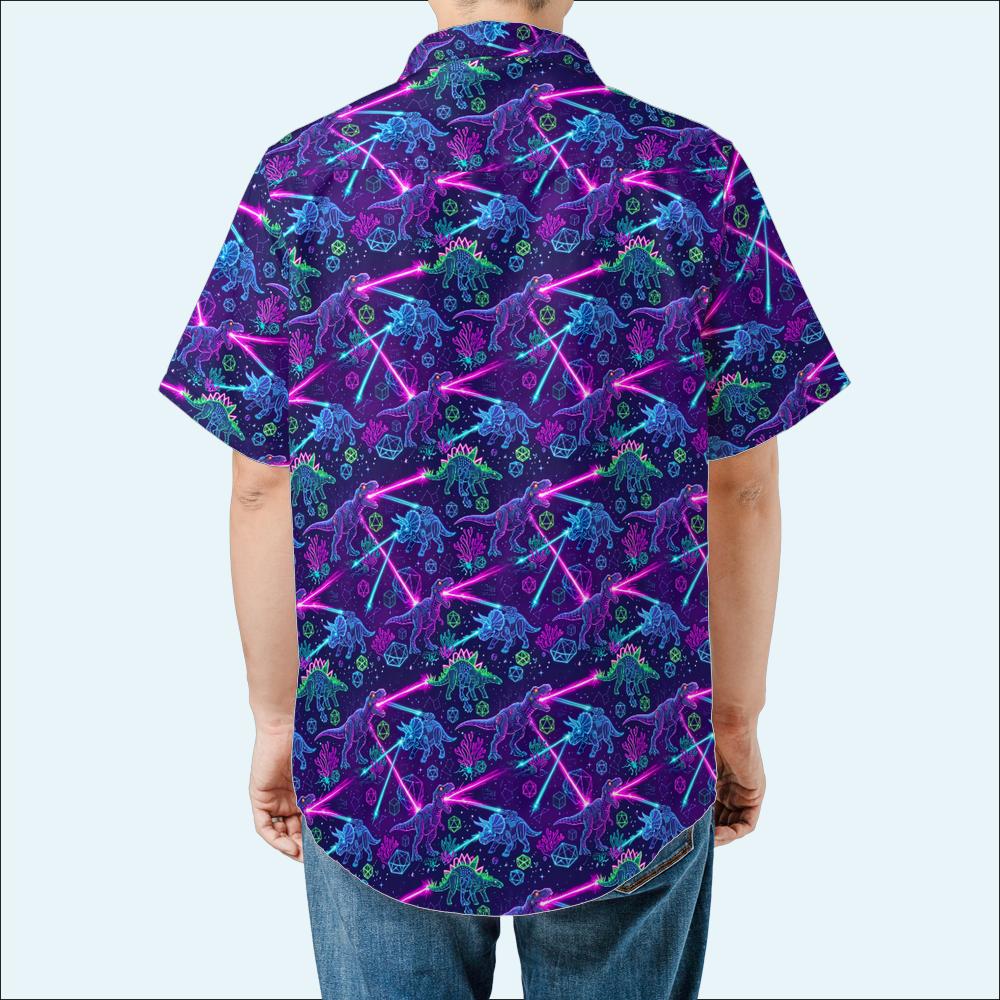 Jurassic Jolt Hawaiian Shirt (Oversized Classic)