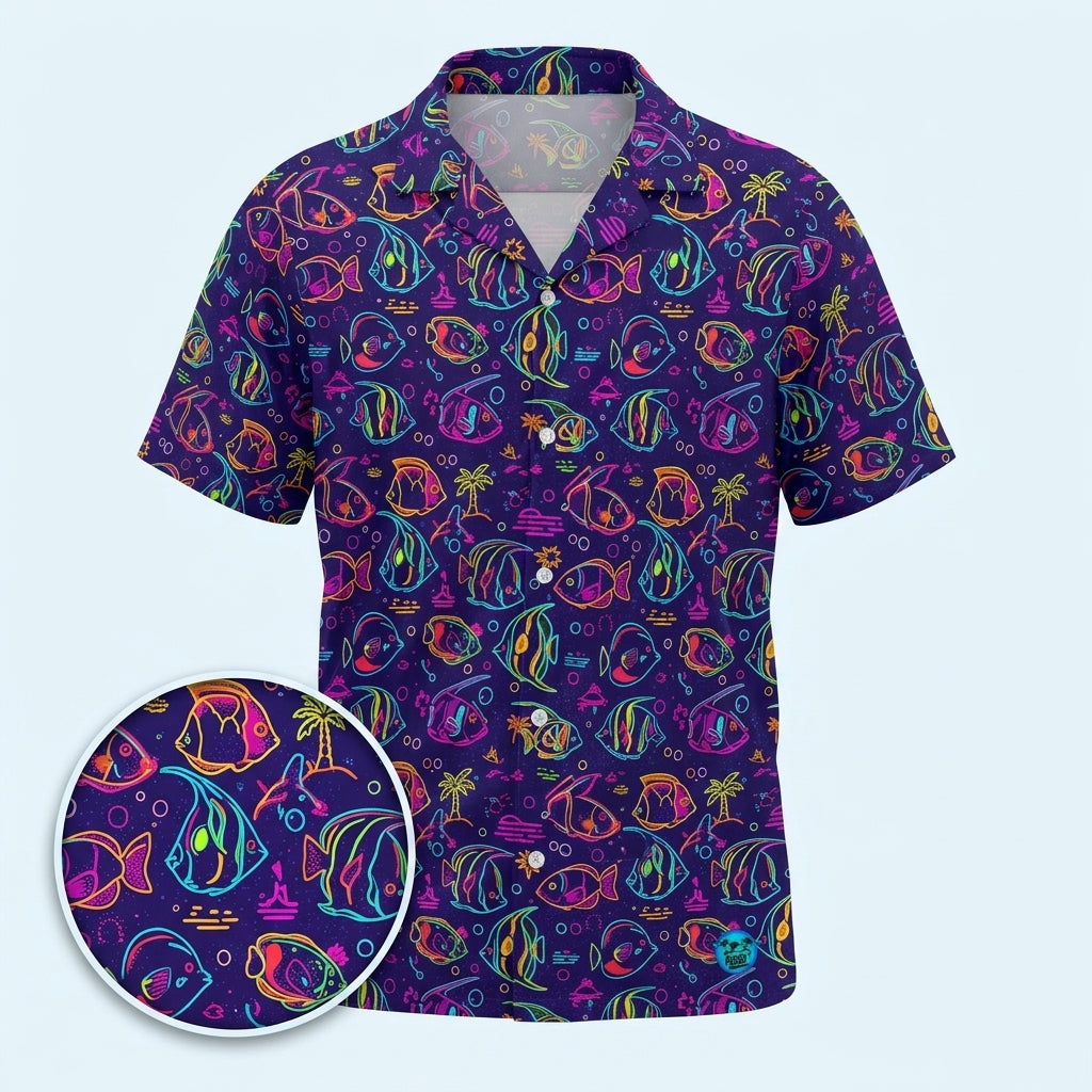 Electric Angler Hawaiian Shirt (Oversized Classic)