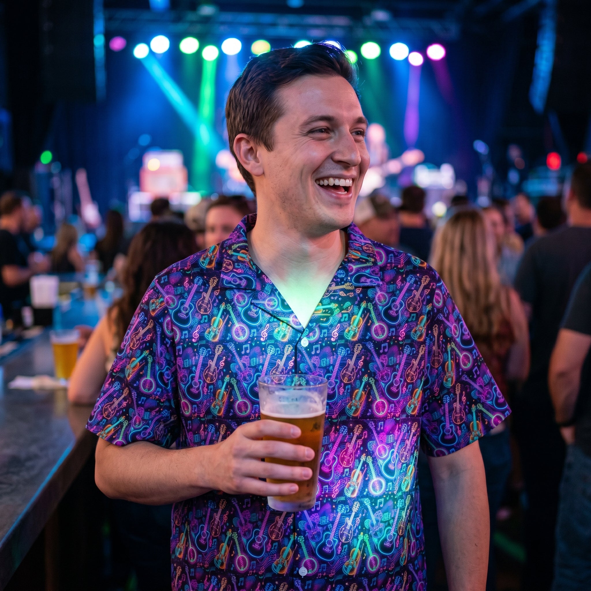 Midnight Revival Hawaiian Shirt (Oversized Classic)