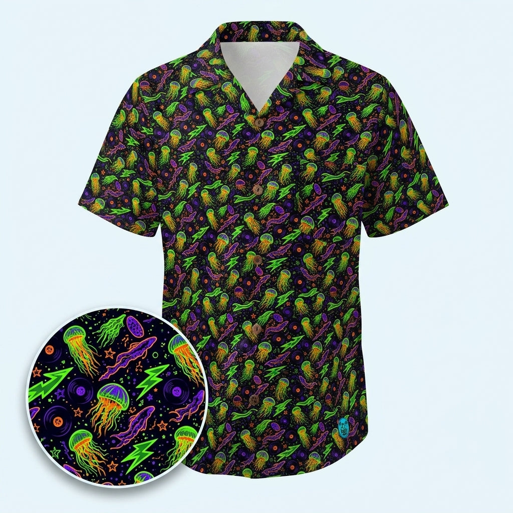 Electric Abyss Hawaiian Shirt (Oversized Classic)